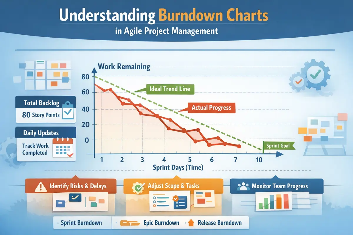 Burndown Chart: Definition, Interpretation, Examples, and Agile Best Practices in 2026