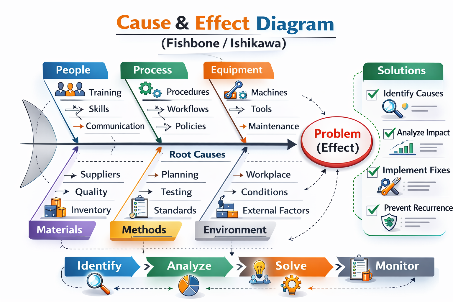 5M Method (Ishikawa Diagram): Complete 2026 Guide to Root Cause Analysis and Operational Excellence