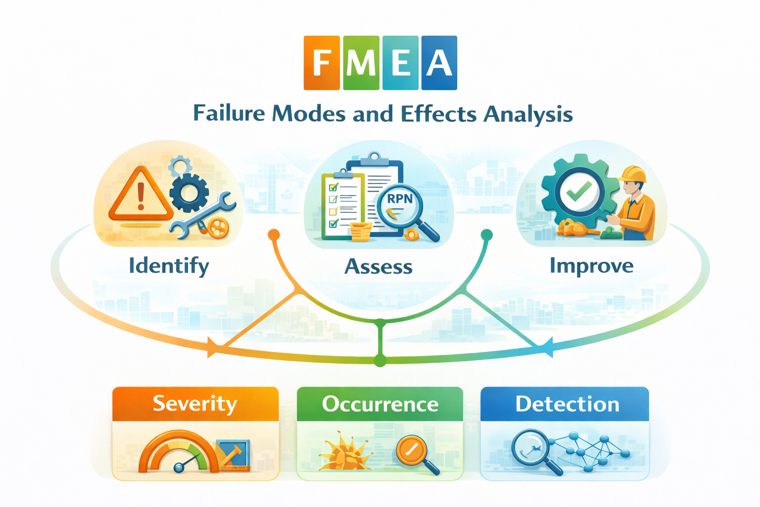 FMEA risk analysis and failure prioritization