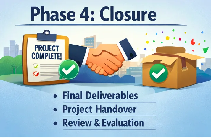 Phase de clôture - validation, documentation et retour d'expérience