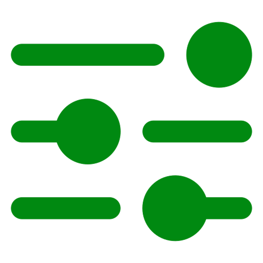 Icône filtres et recherche
