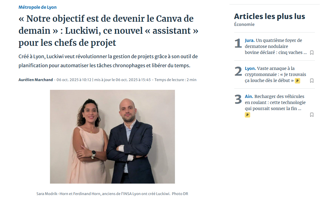 LUCKiwi Gantt Chart – Visual project planning tool
