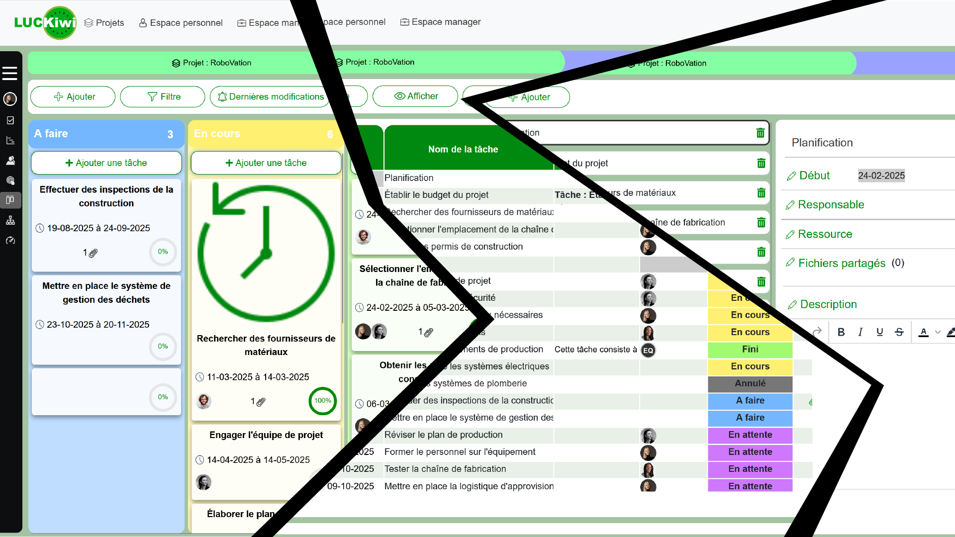 LUCKiwi KI-Aufgabenmanagement