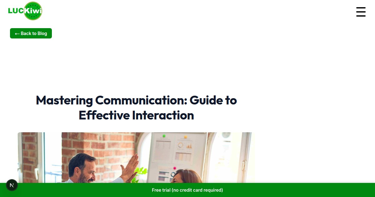 Mastering Communication: Effective Interaction Guide